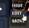 edit widget